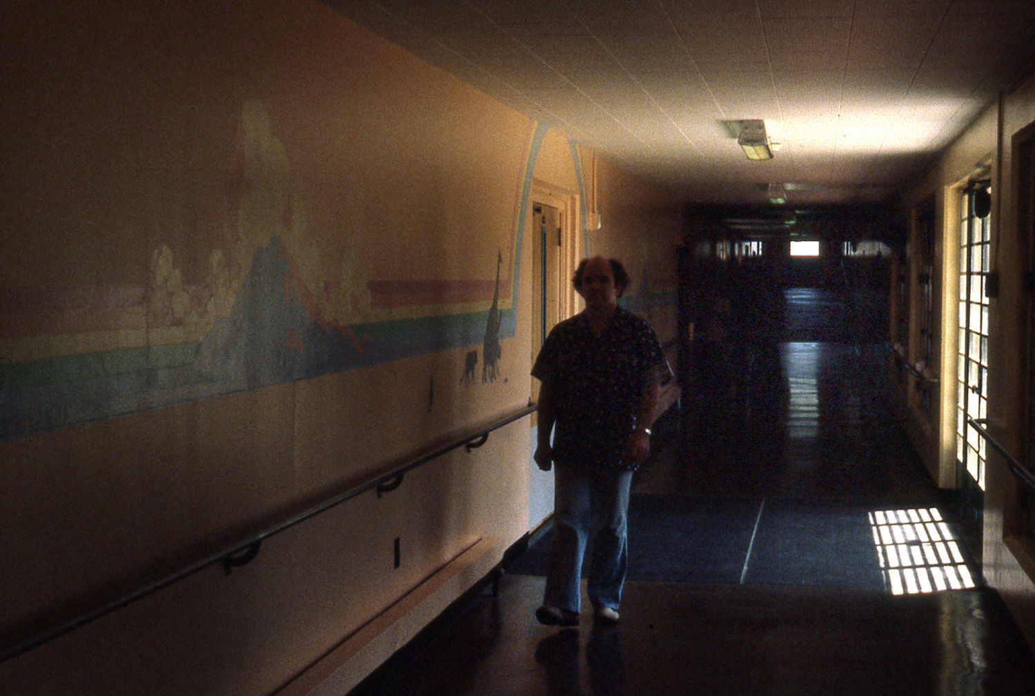 Vintage photos of art inside Napa State Hospital